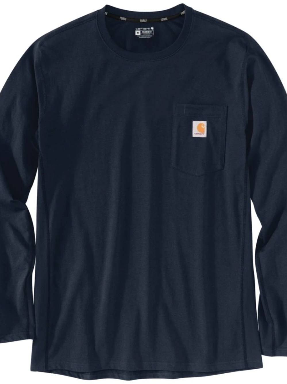 CARHARTT FORCE RELAXED FIT MIDWEIGHT LONG-SLEEVE POCKET T-SHIRT Size M New